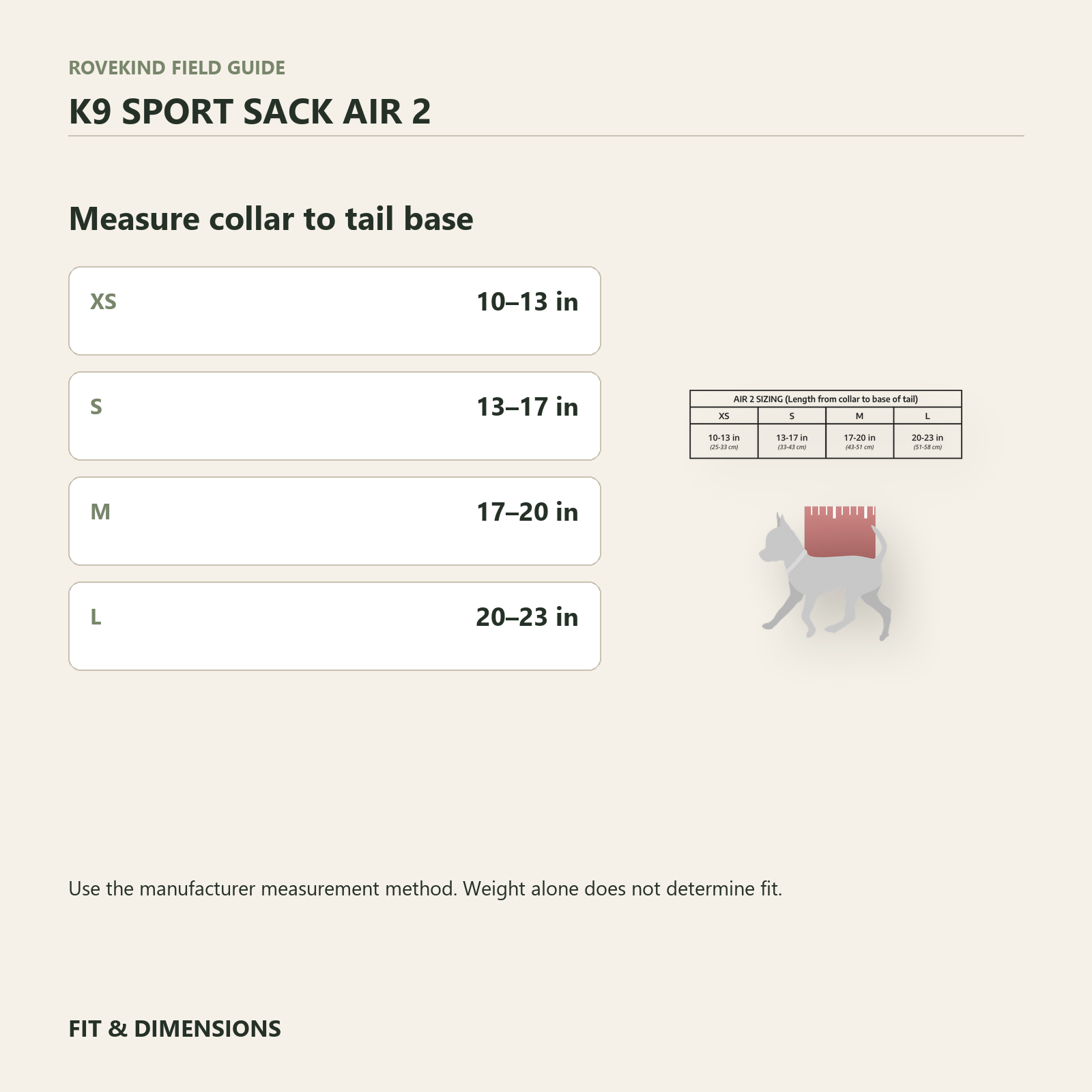 K9 Sport Sack Air 2
